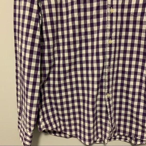 J.Crew 100% Cotton Men's Plaid Classic Button Down Shirt Large long sleeve L - Picture 3 of 11